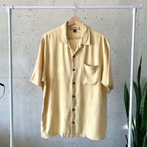 100% Silk button down shirt